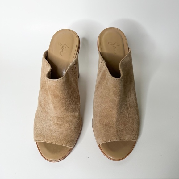 Joie Neutral Tan Suede Sandals Size 38 - Picture 2 of 8